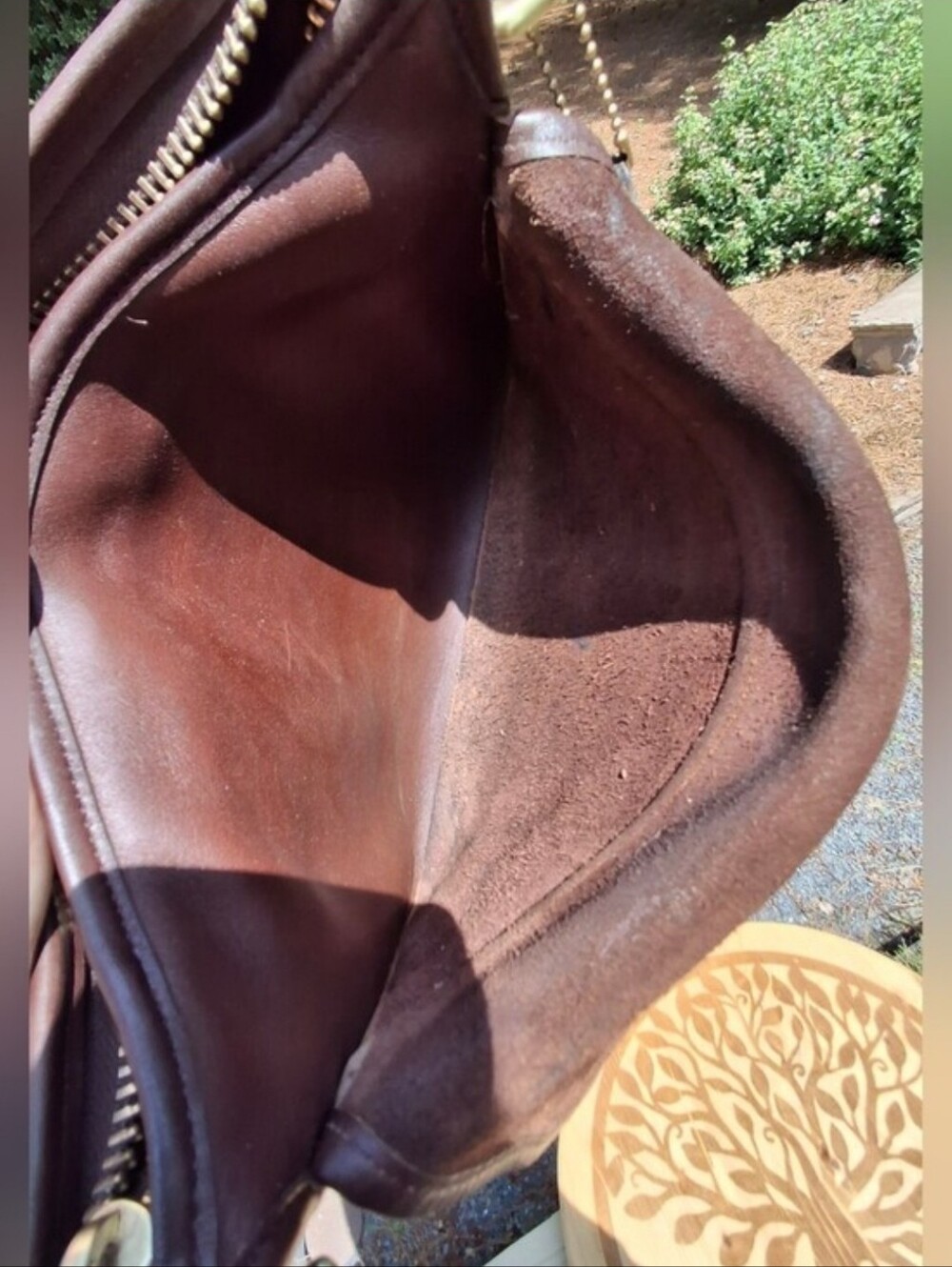 Vintage 2000 Coach Mahogany Glove Tanned Leather Patricia's Legacy Bag #9951 - Picture 16 of 16